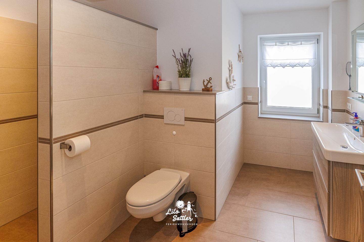 Ferienhaus Pricke Badezimmer