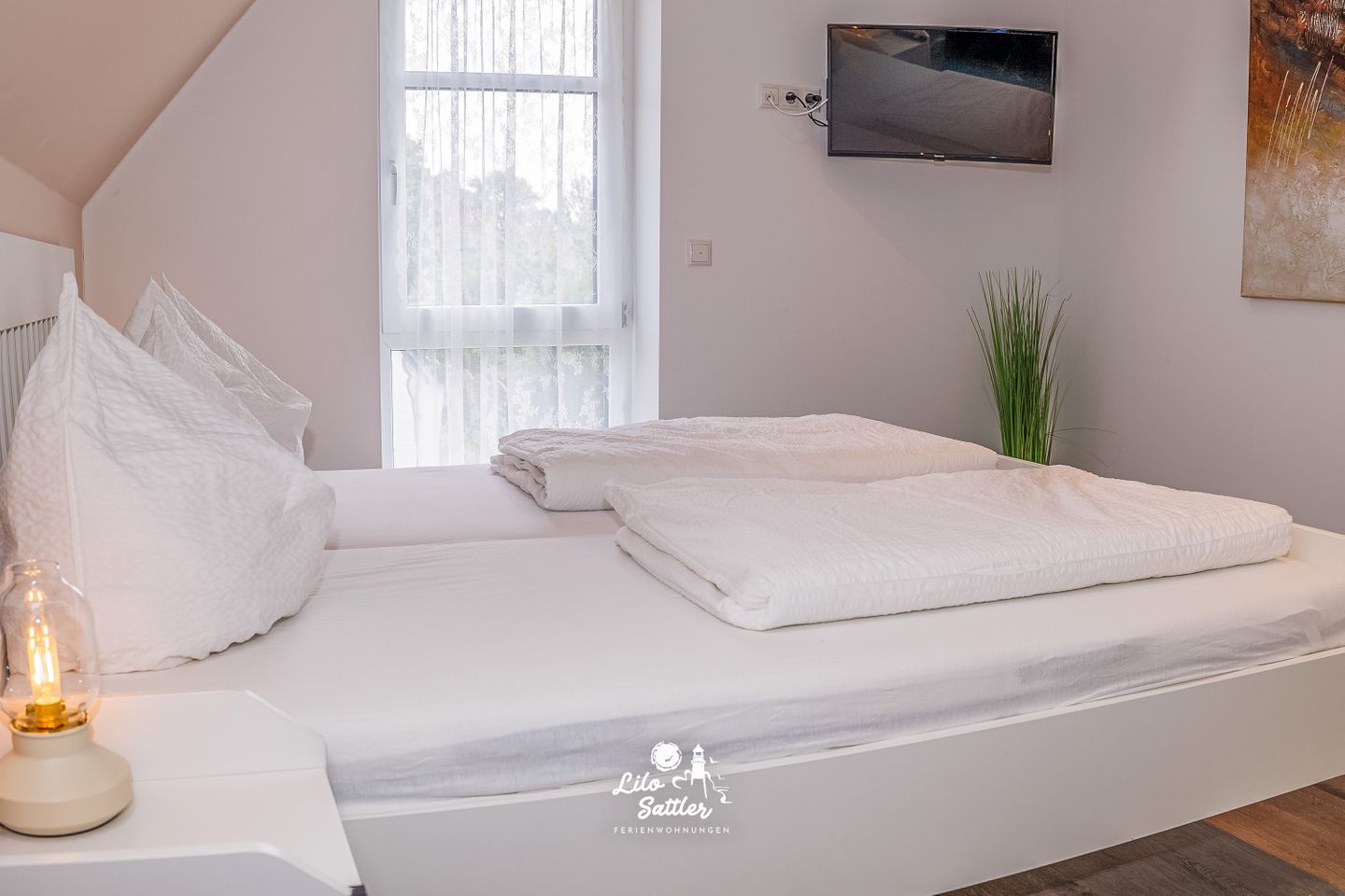 Ferienhaus Pricke Schlafzimmer 2