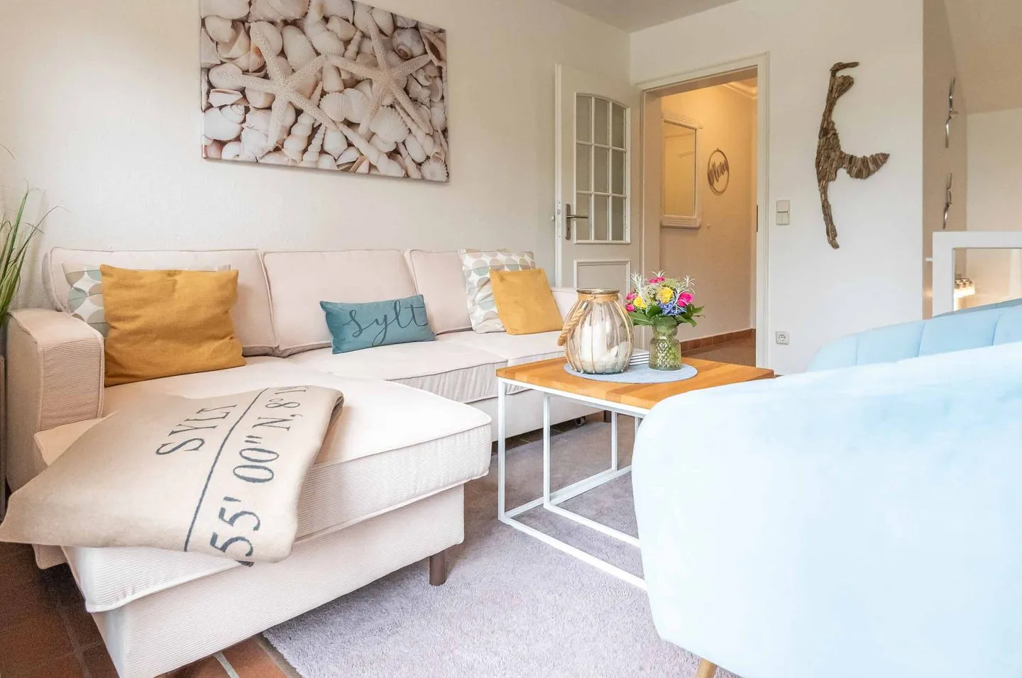 SylterPferdchen, Landhaus Köövenhüs Wenningstedt - Wohnzimmer