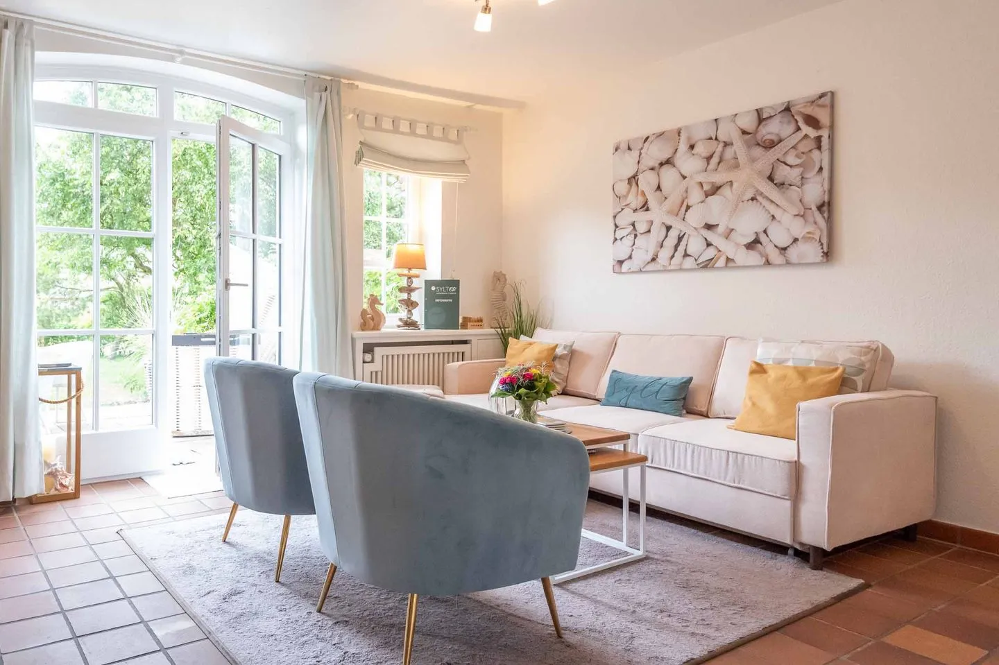 SylterPferdchen, Landhaus Köövenhüs Wenningstedt - Wohnzimmer