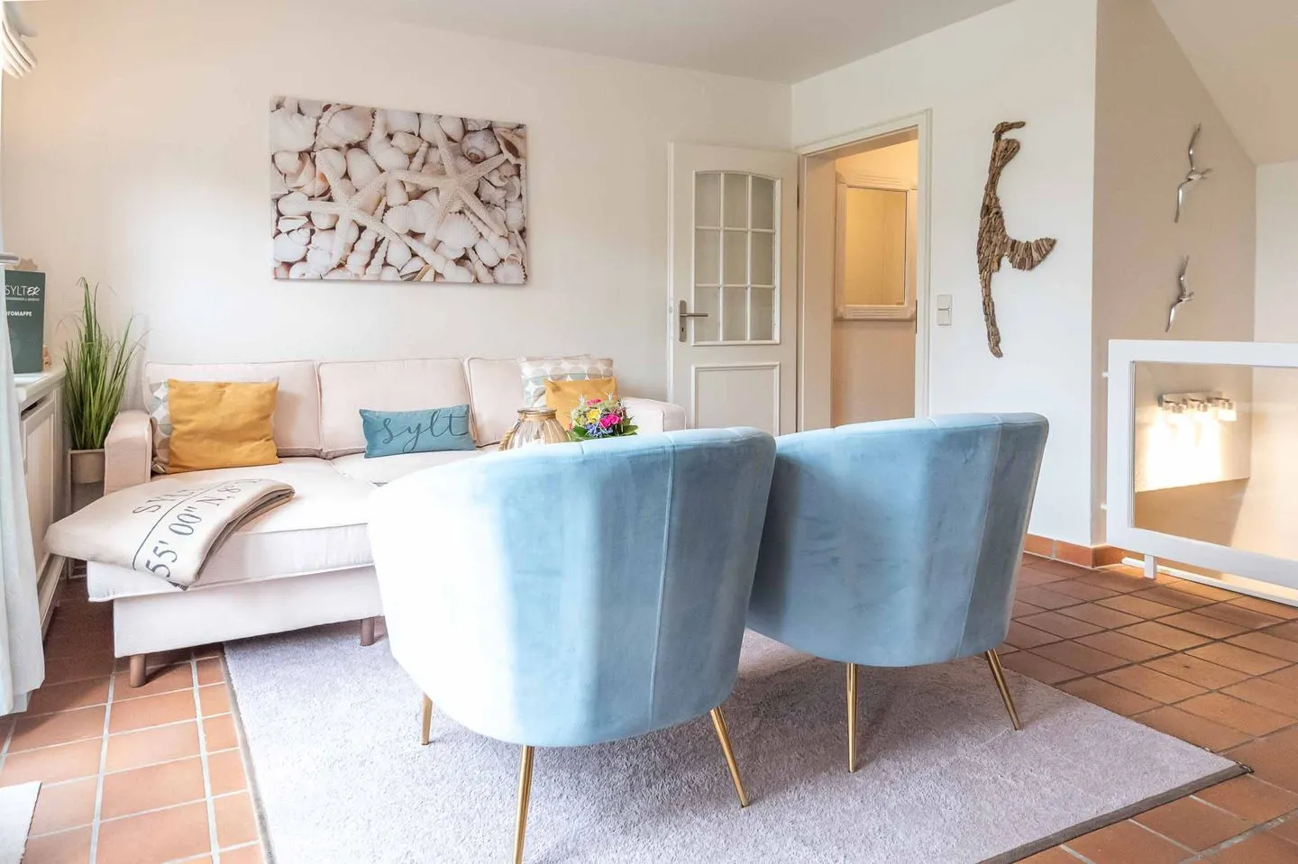 SylterPferdchen, Landhaus Köövenhüs Wenningstedt - Wohnzimmer