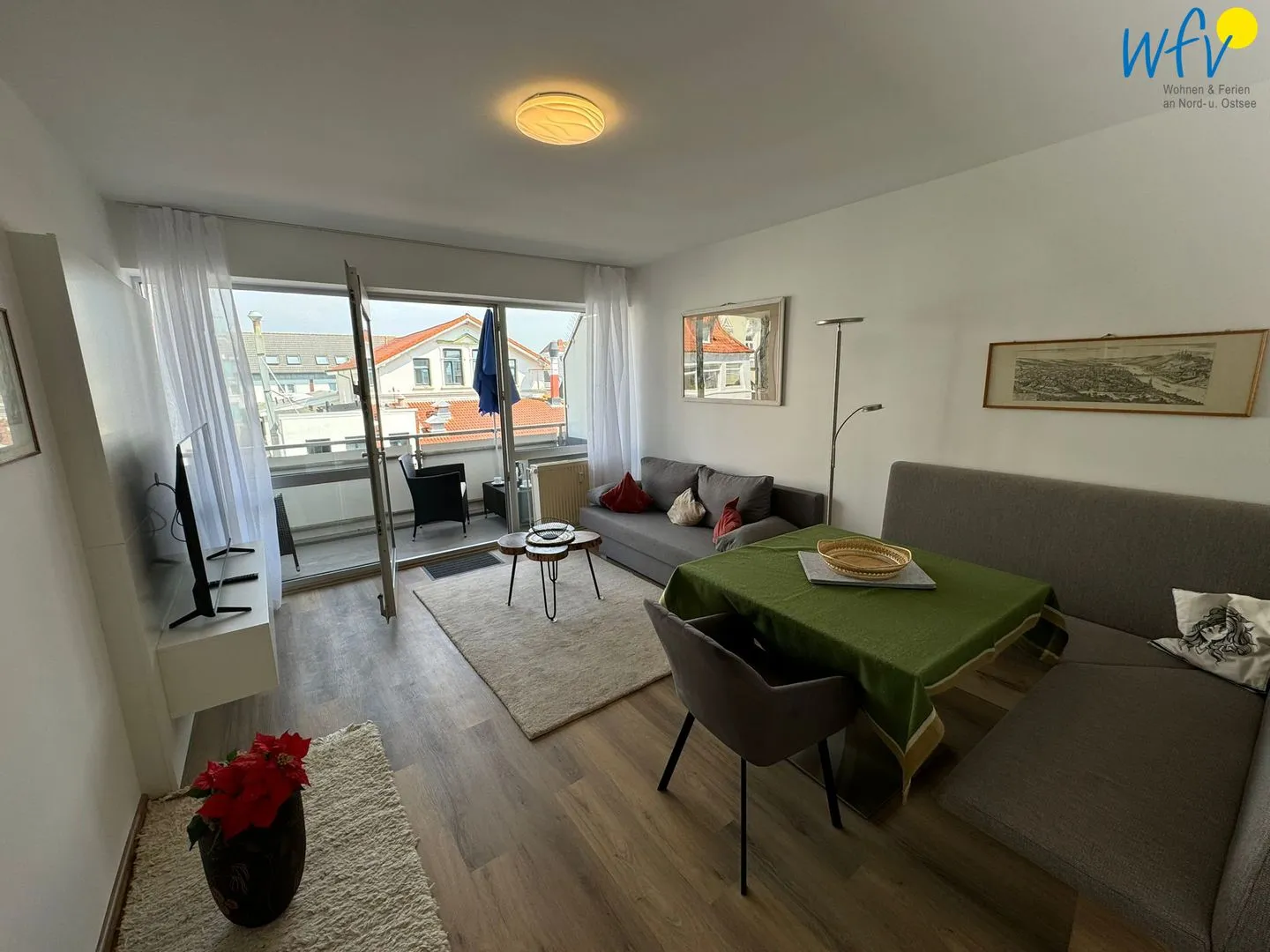 Haus Seeluft Ferienwohnung 23 Wangerooge - Wohnzimmer