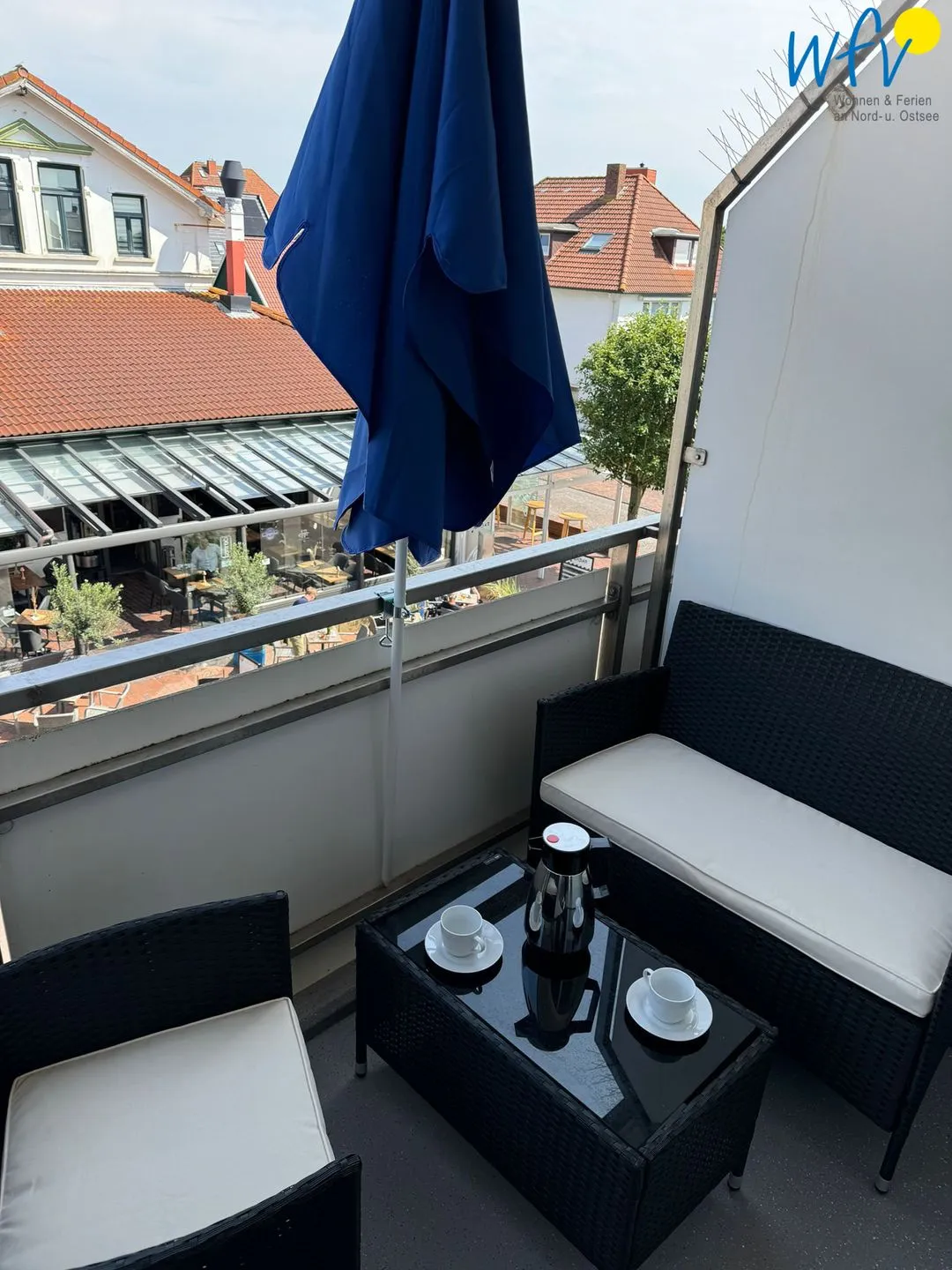 Haus Seeluft Ferienwohnung 23 Wangerooge - Balkon