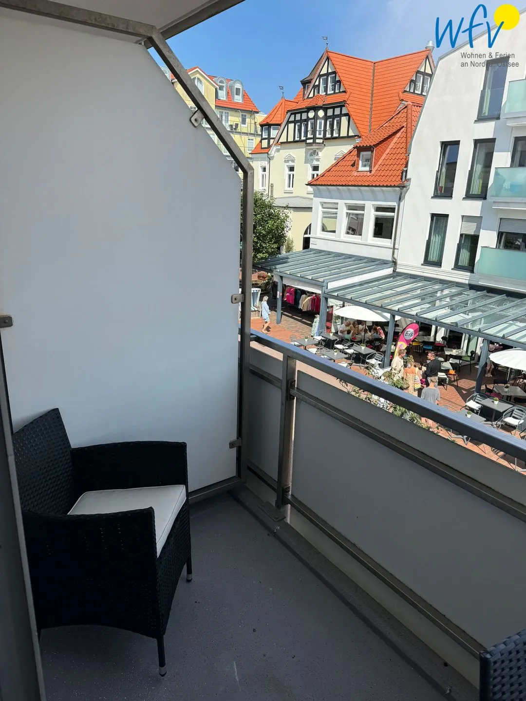 Haus Seeluft Ferienwohnung 23 Wangerooge - Balkon