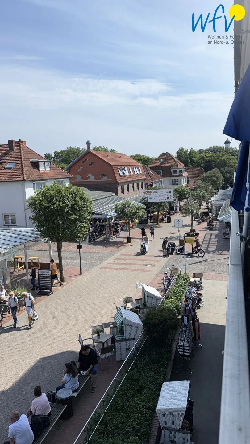 Haus Seeluft Ferienwohnung 23 Wangerooge - Balkon