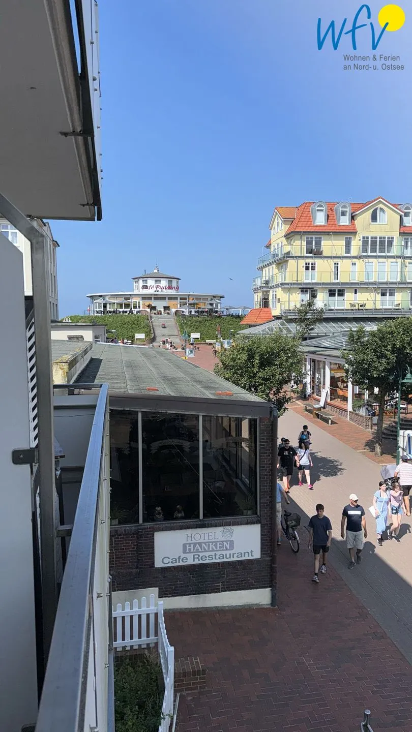 Haus Seeluft Ferienwohnung 23 Wangerooge - Balkon