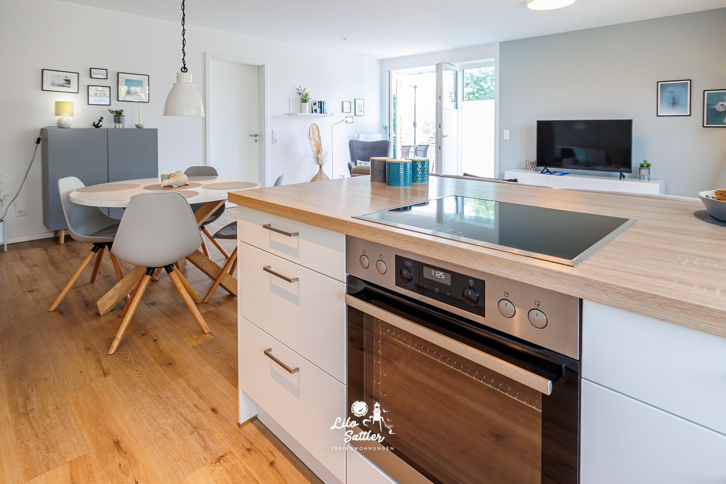 Ferienwohnung Küstenliebe, Küche