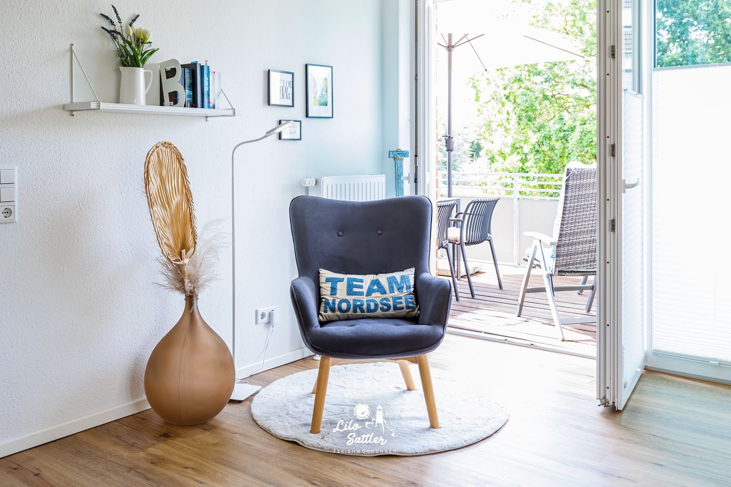 Ferienwohnung Küstenliebe, Sessel