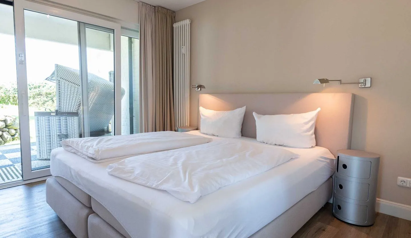Schloss am Meer App. 18 Wenningstedt - Schlafzimmer