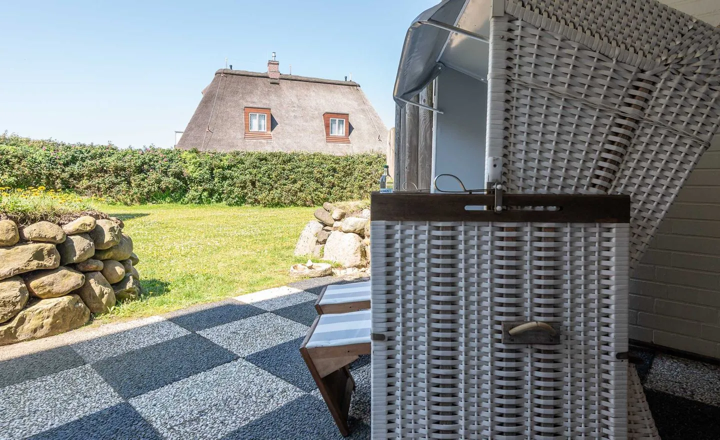 Schloss am Meer App. 18 Wenningstedt - Terrasse
