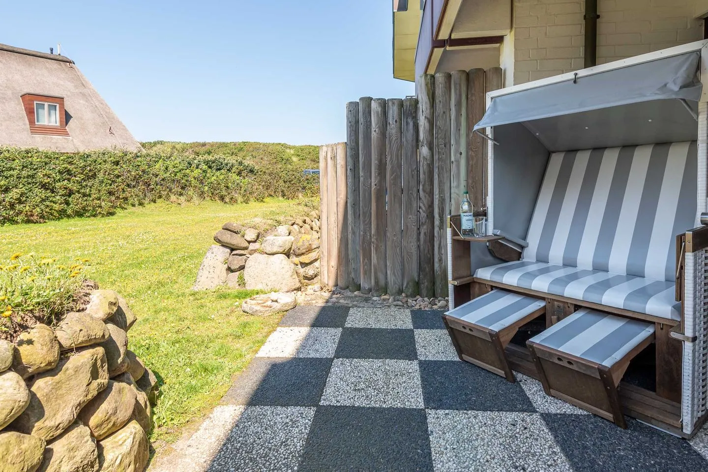 Schloss am Meer App. 18 Wenningstedt - Terrasse