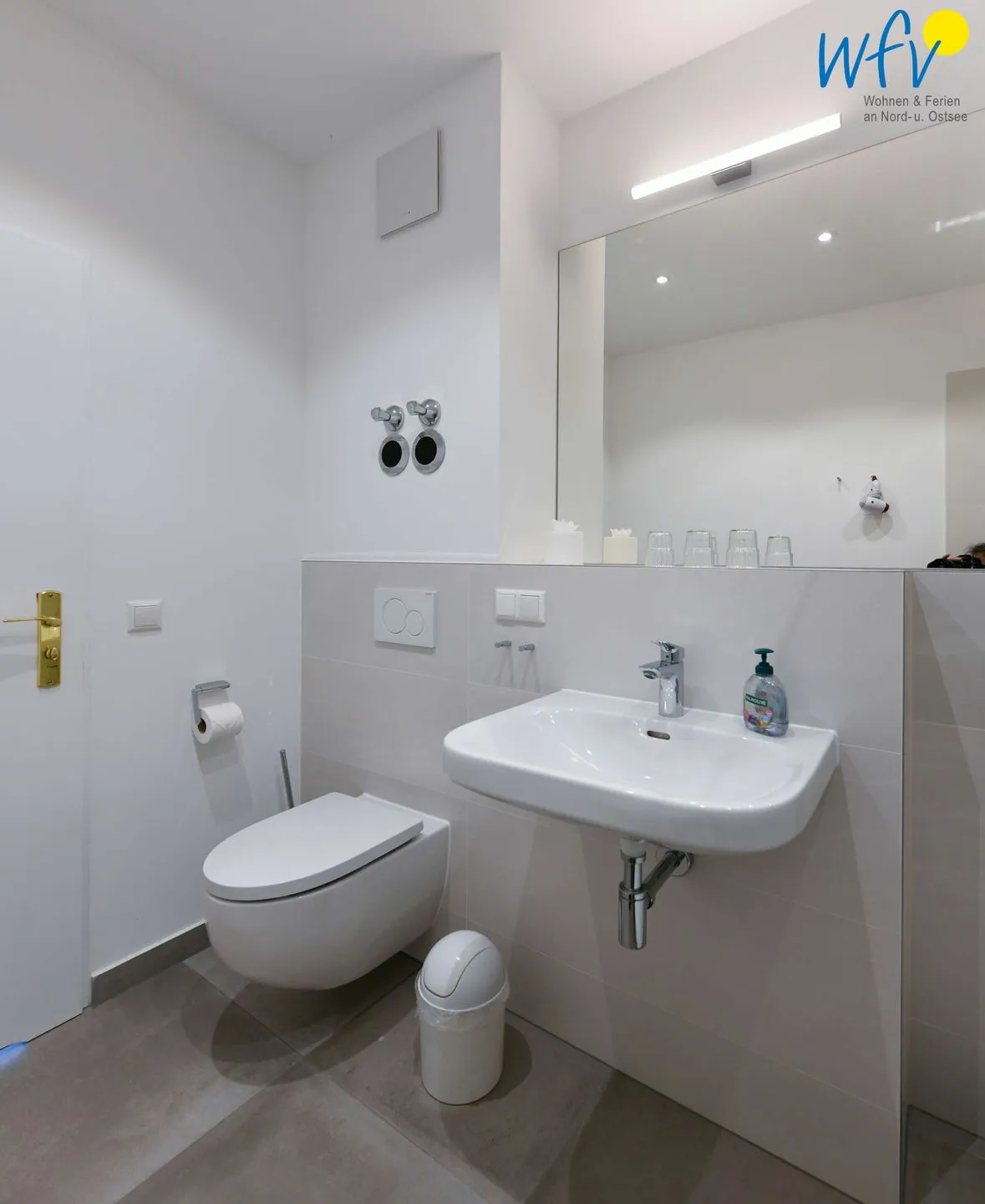 Haus am Hövt Ferienwohnung 5 Rügen - Göhren - Badezimmer