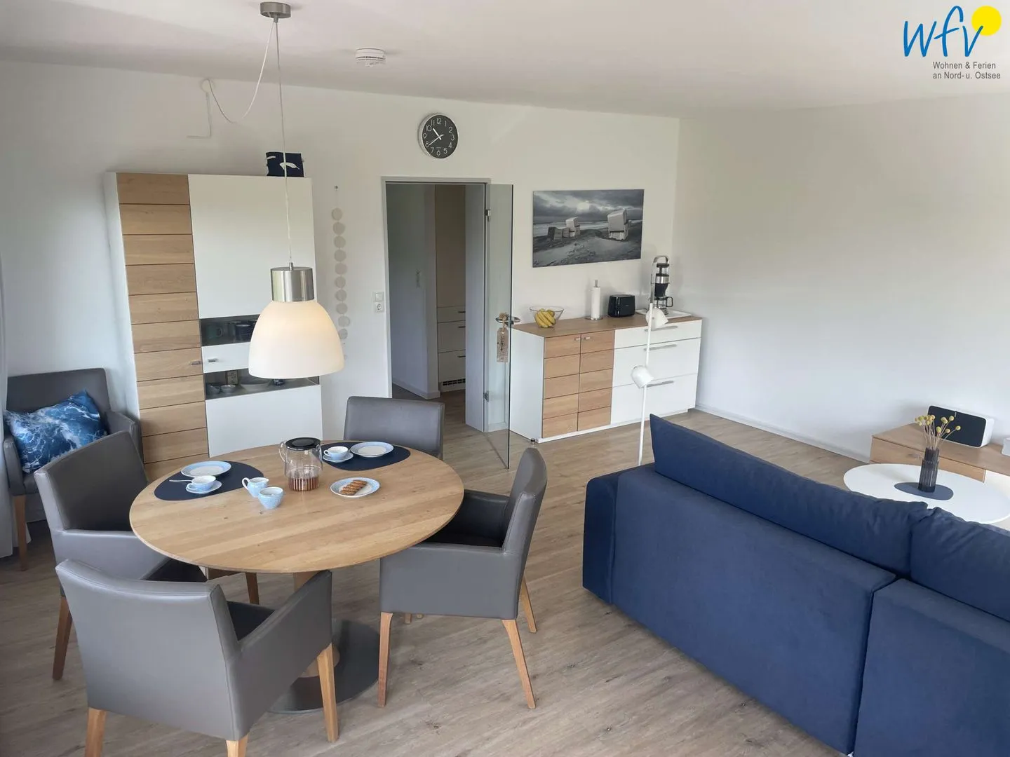 Haus Panorama Ferienwohnung 9 Wangerooge - Wohnzimmer
