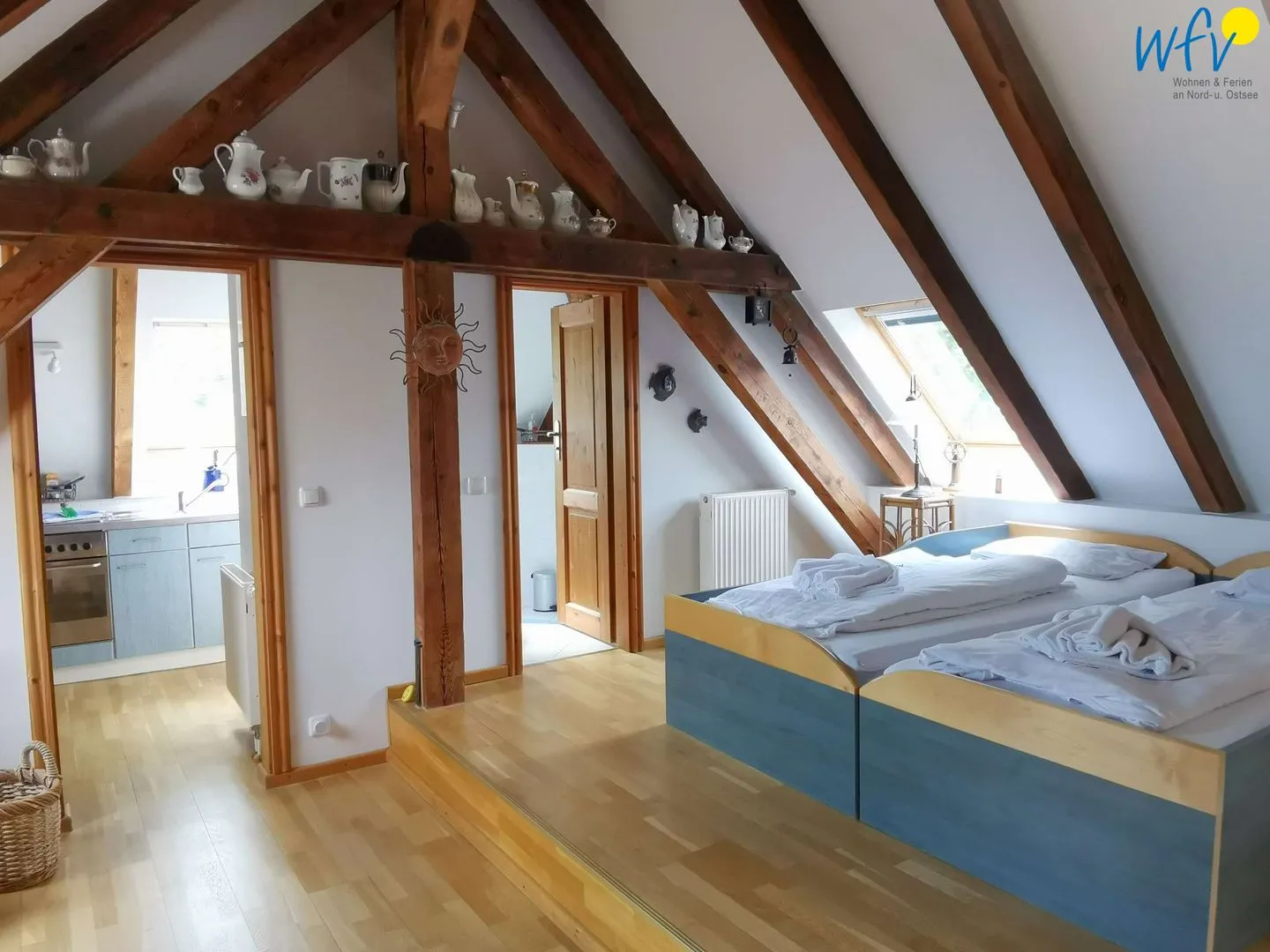 Weisses Rössl Ferienwohnung Schwalbennest Rügen - Binz - Schlafzimmer