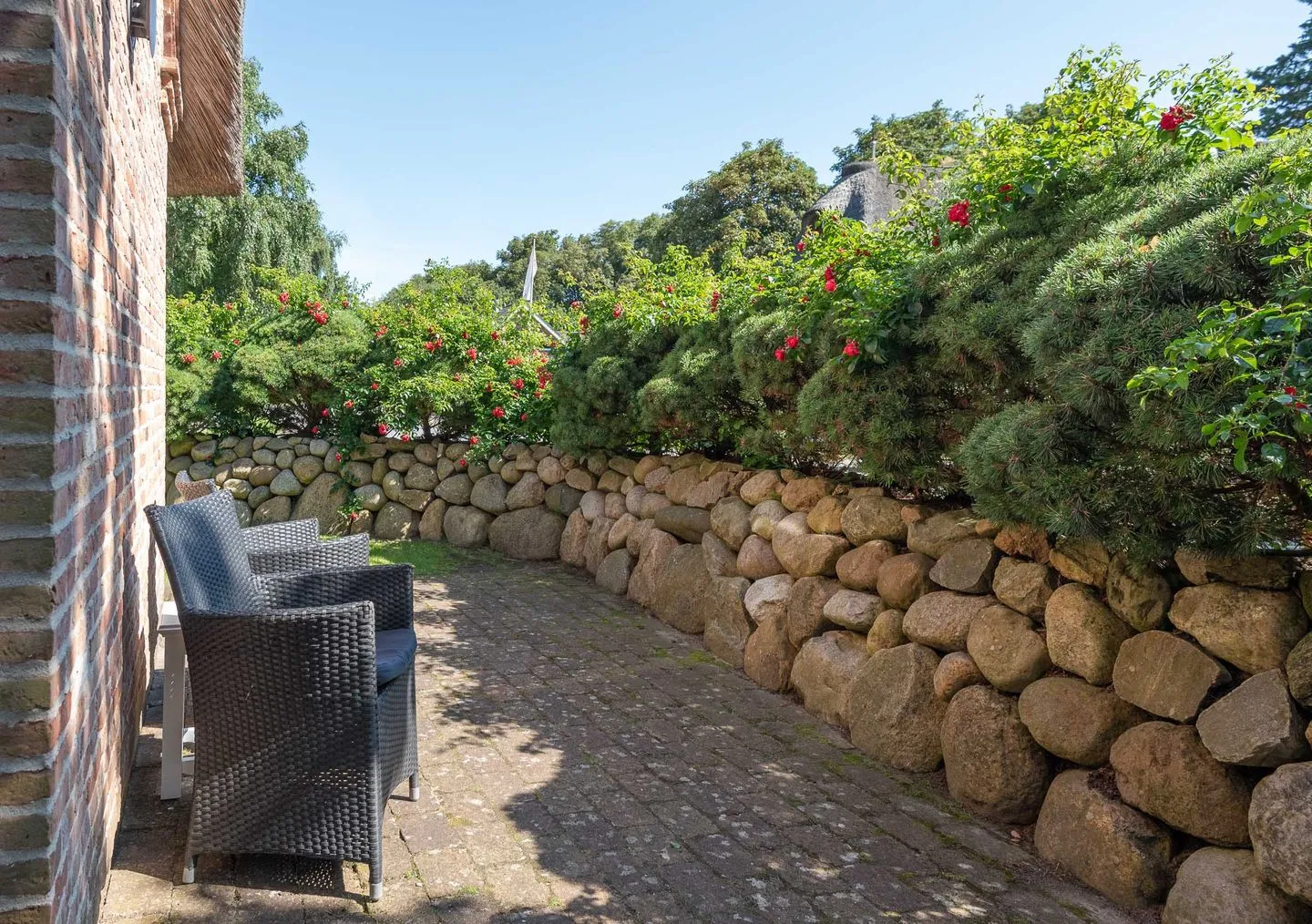 Wattvogel Lodge Tinnum - Terrasse