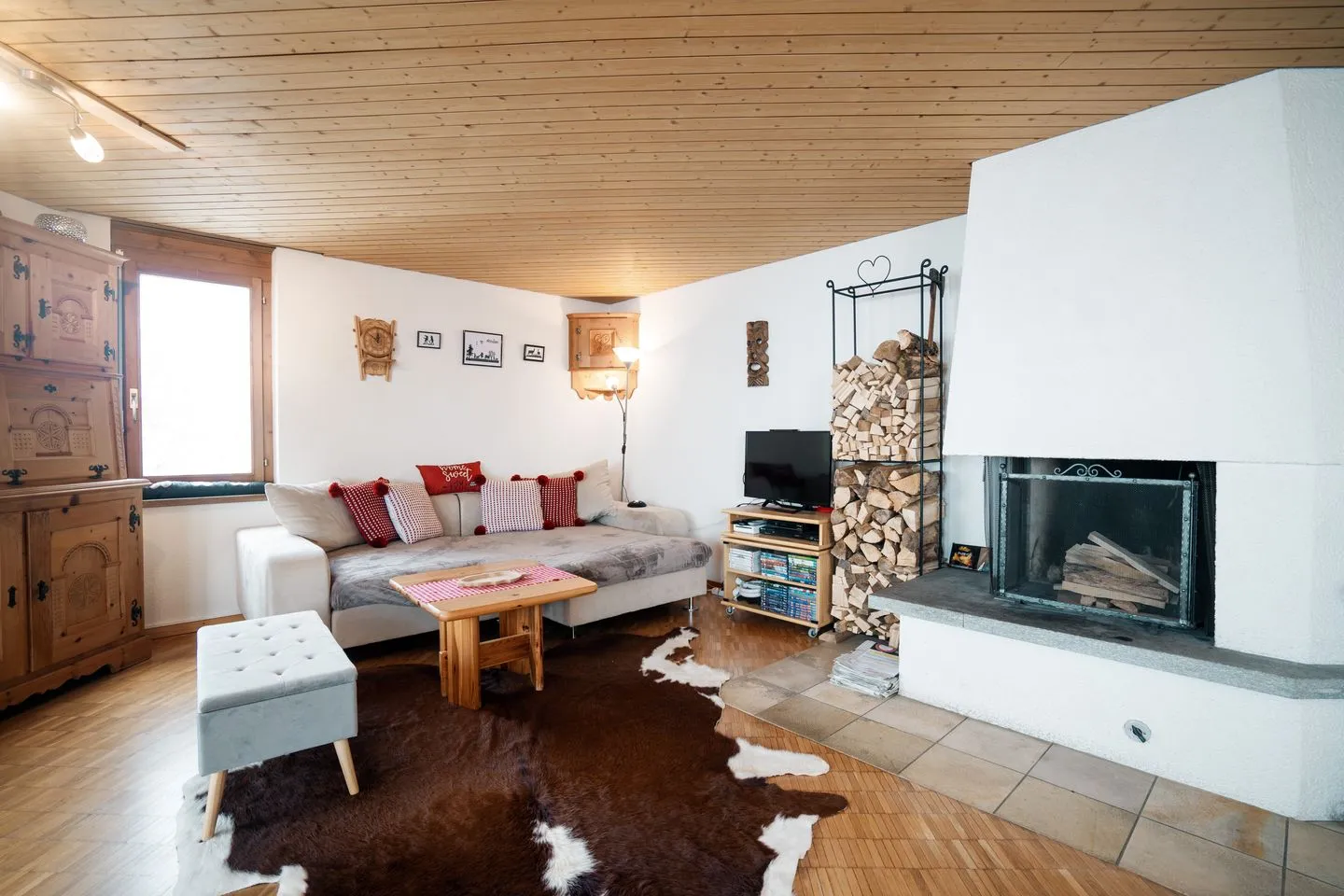 Apartment Camelia Amden - Wohnzimmer