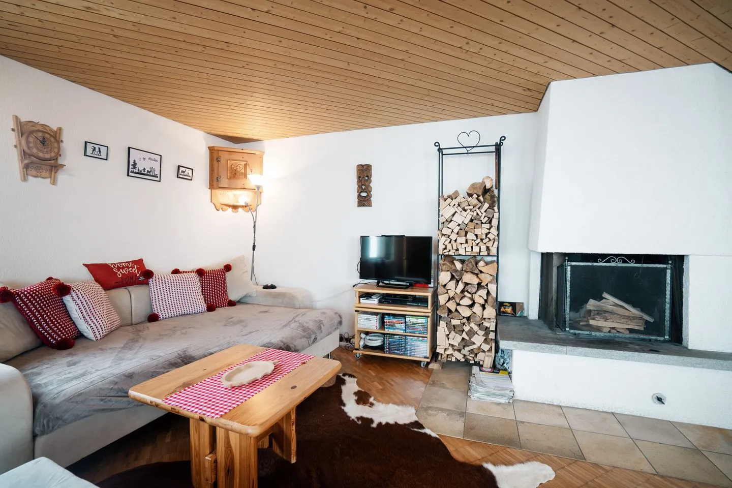 Apartment Camelia Amden - Wohnzimmer