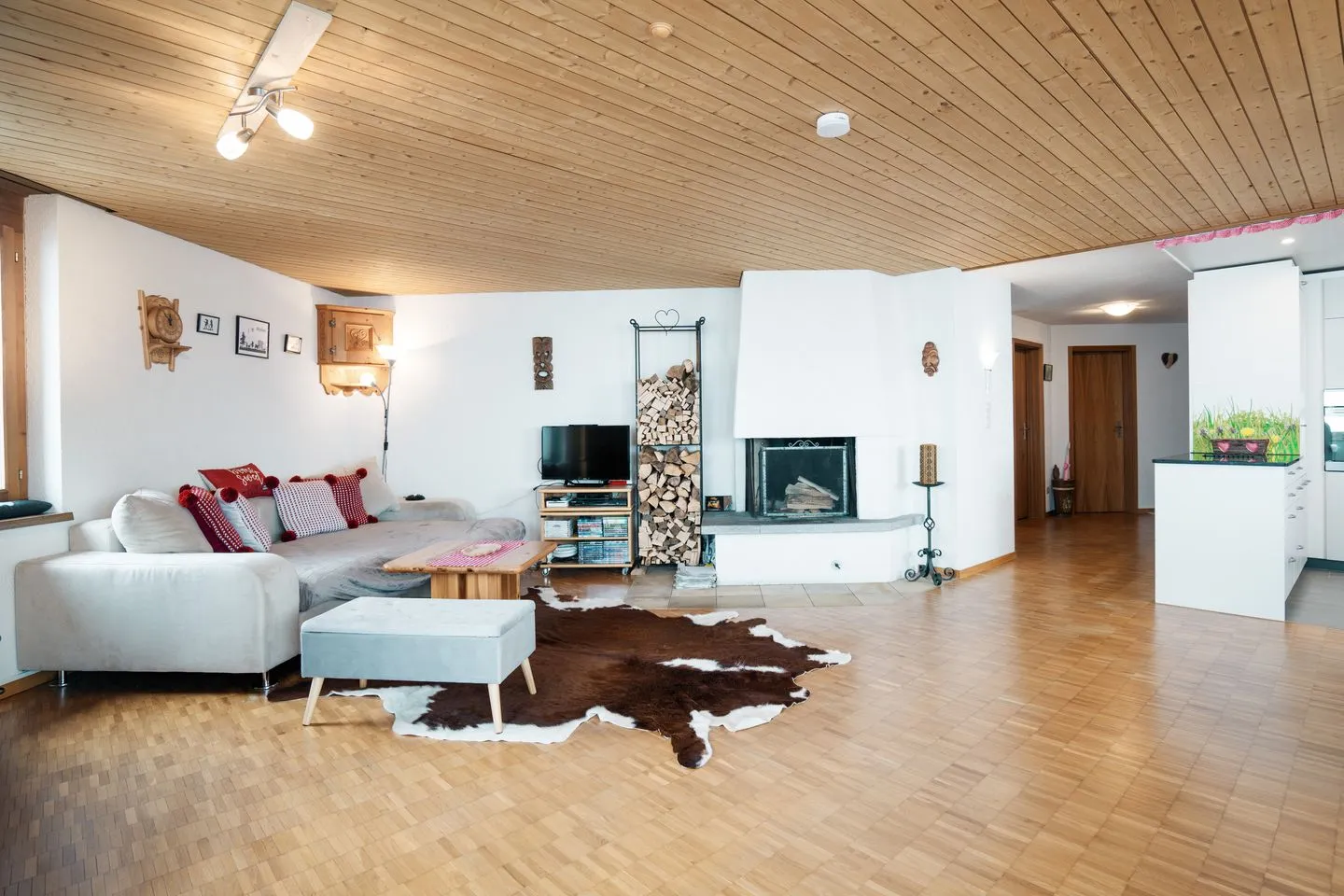 Apartment Camelia Amden - Wohnzimmer