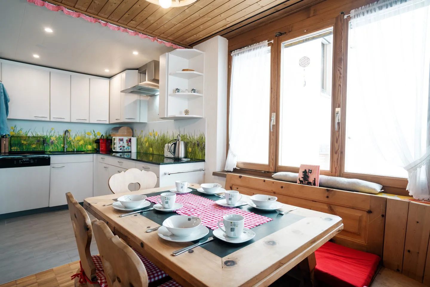 Apartment Camelia Amden - Wohnzimmer