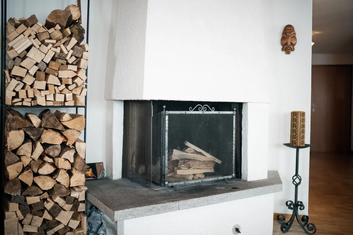 Apartment Camelia Amden - Kamin-/Ofen