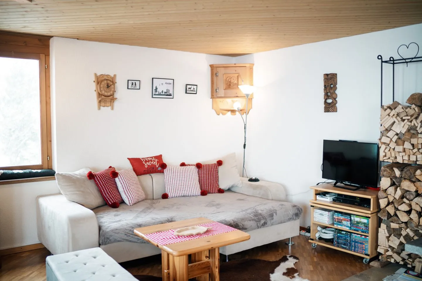 Apartment Camelia Amden - Wohnzimmer