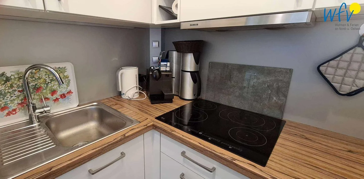 Ferienhaus Seeblick Ferienwohnung 51 Borkum - Küche / Küchenzeile
