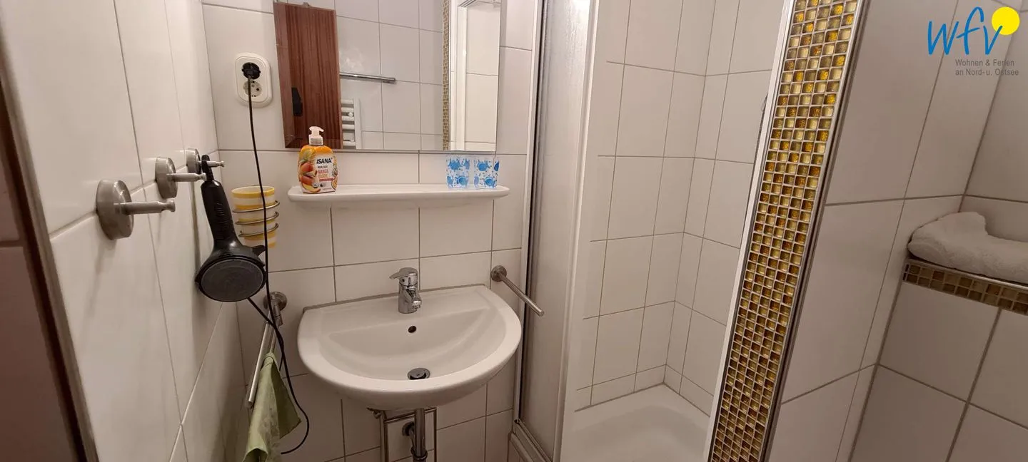 Ferienhaus Seeblick Ferienwohnung 51 Borkum - Badezimmer
