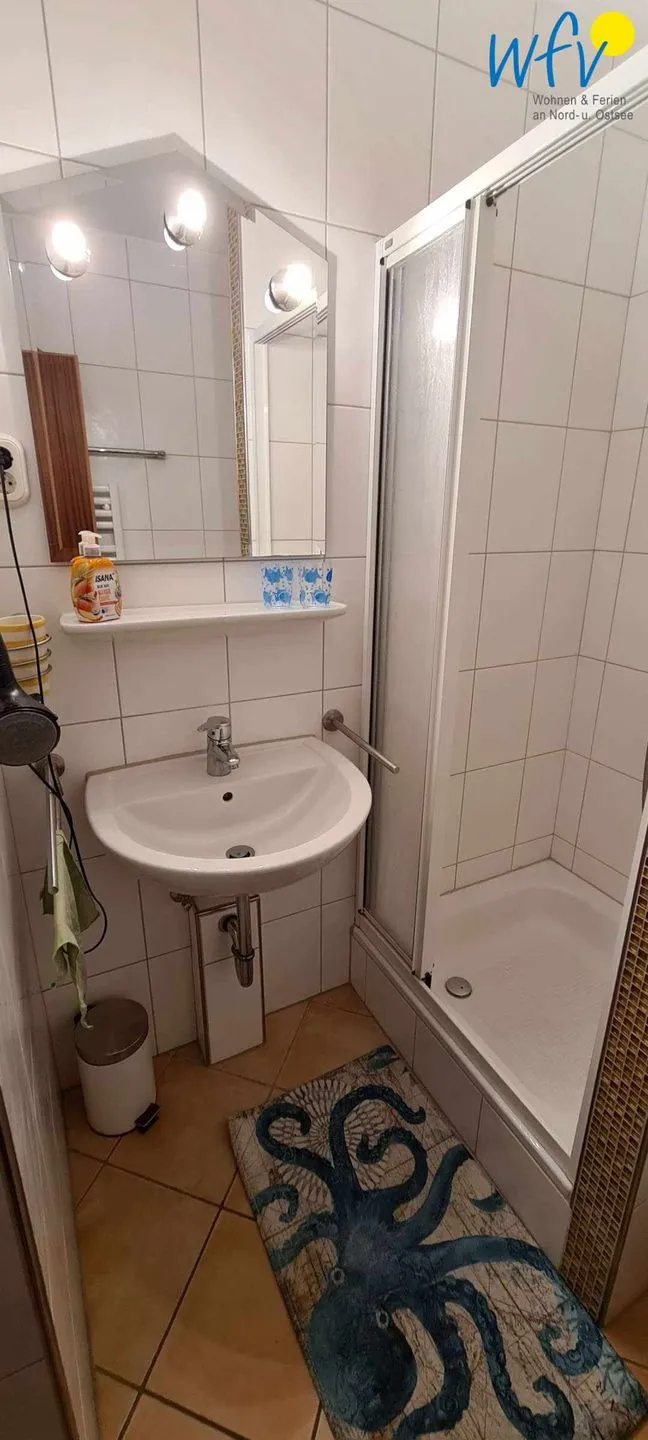 Ferienhaus Seeblick Ferienwohnung 51 Borkum - Badezimmer