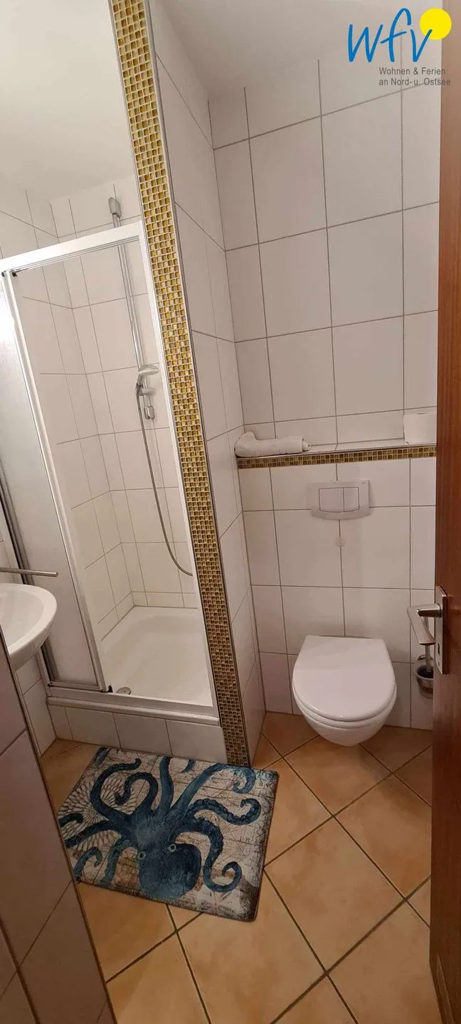 Ferienhaus Seeblick Ferienwohnung 51 Borkum - Badezimmer