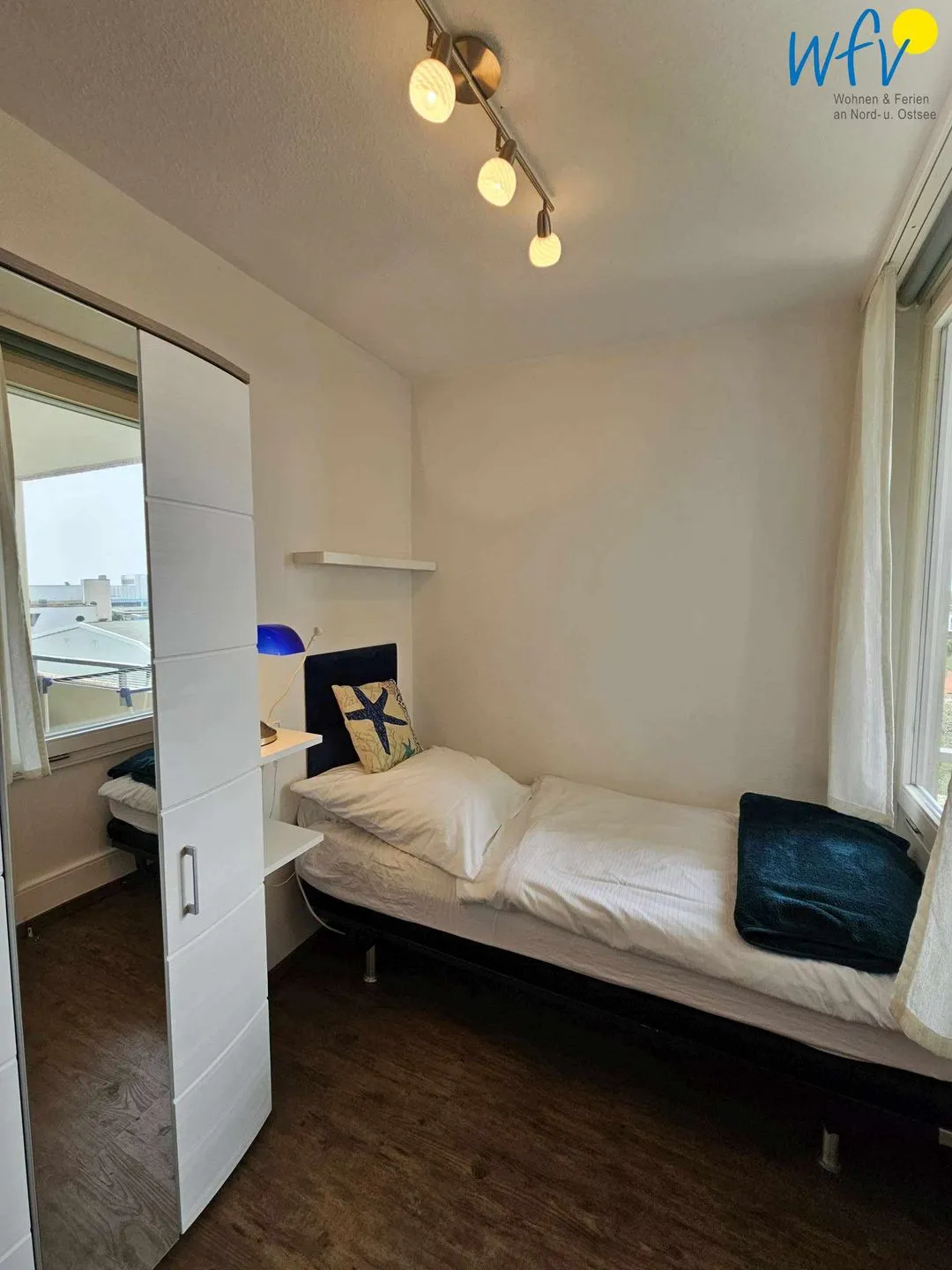 Ferienhaus Seeblick Ferienwohnung 51 Borkum - Schlafzimmer