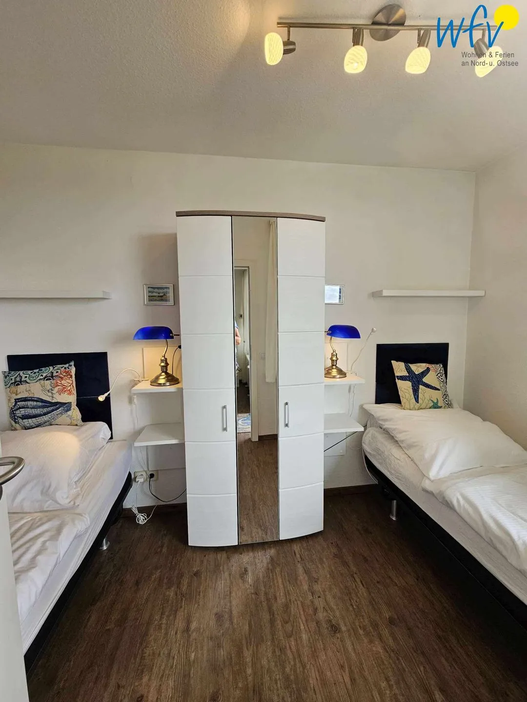 Ferienhaus Seeblick Ferienwohnung 51 Borkum - Schlafzimmer