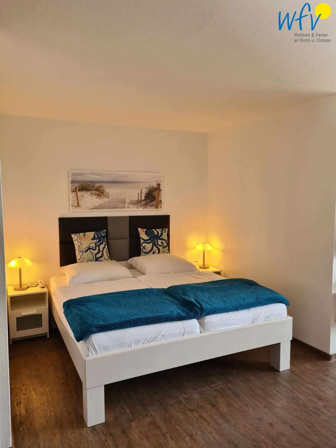 Ferienhaus Seeblick Ferienwohnung 51 Borkum - Schlafzimmer