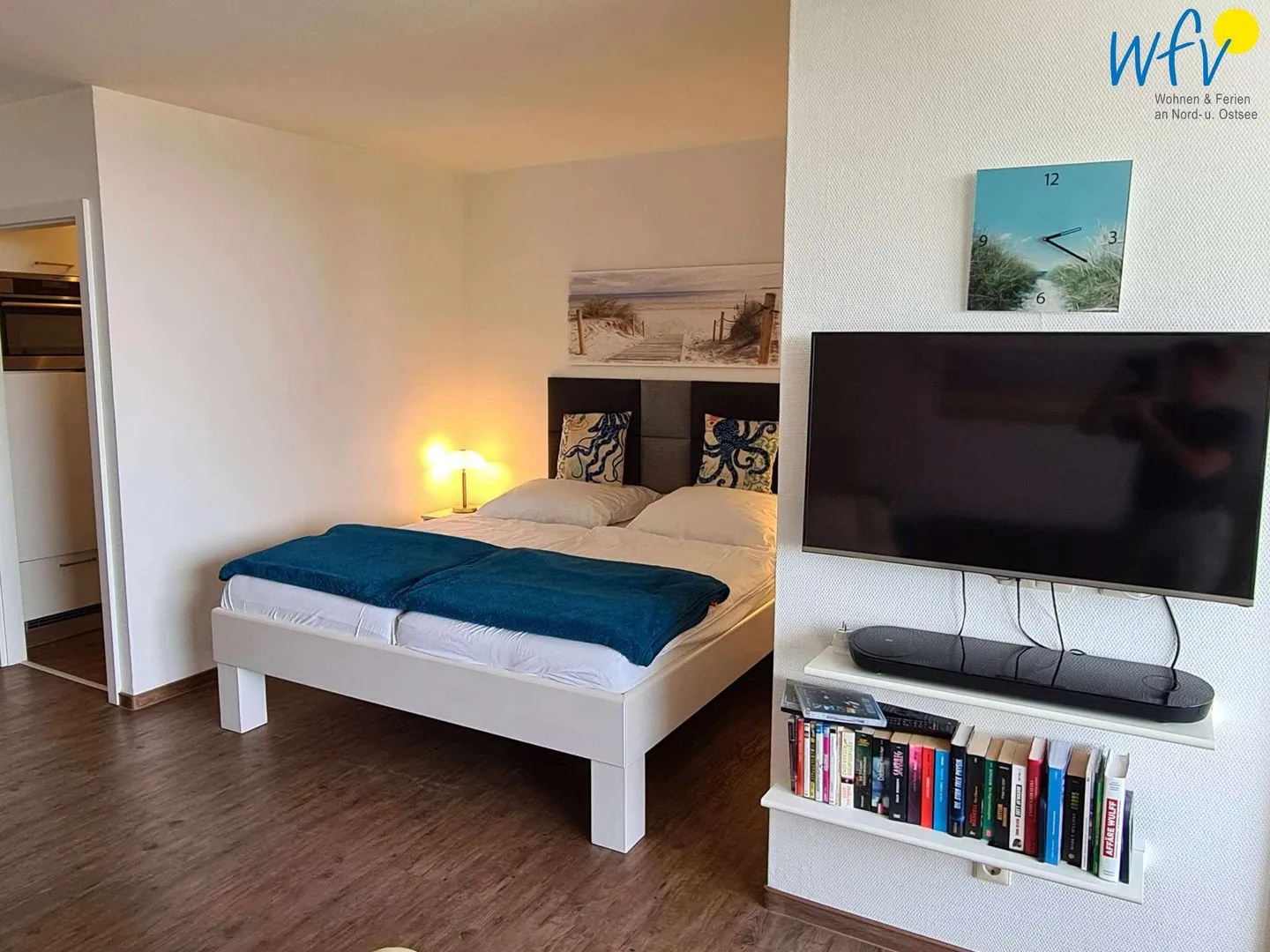 Ferienhaus Seeblick Ferienwohnung 51 Borkum - Schlafzimmer