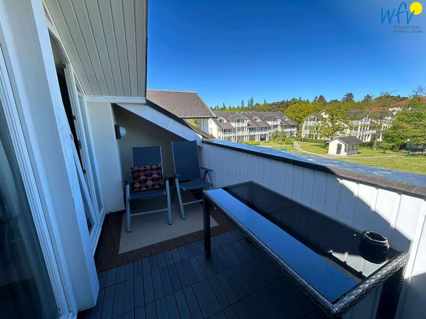 Dünenpark Binz Ferienwohnung 174 Rügen - Binz - Balkon