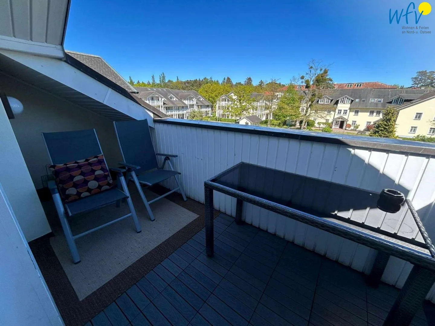 Dünenpark Binz Ferienwohnung 174 Rügen - Binz - Balkon
