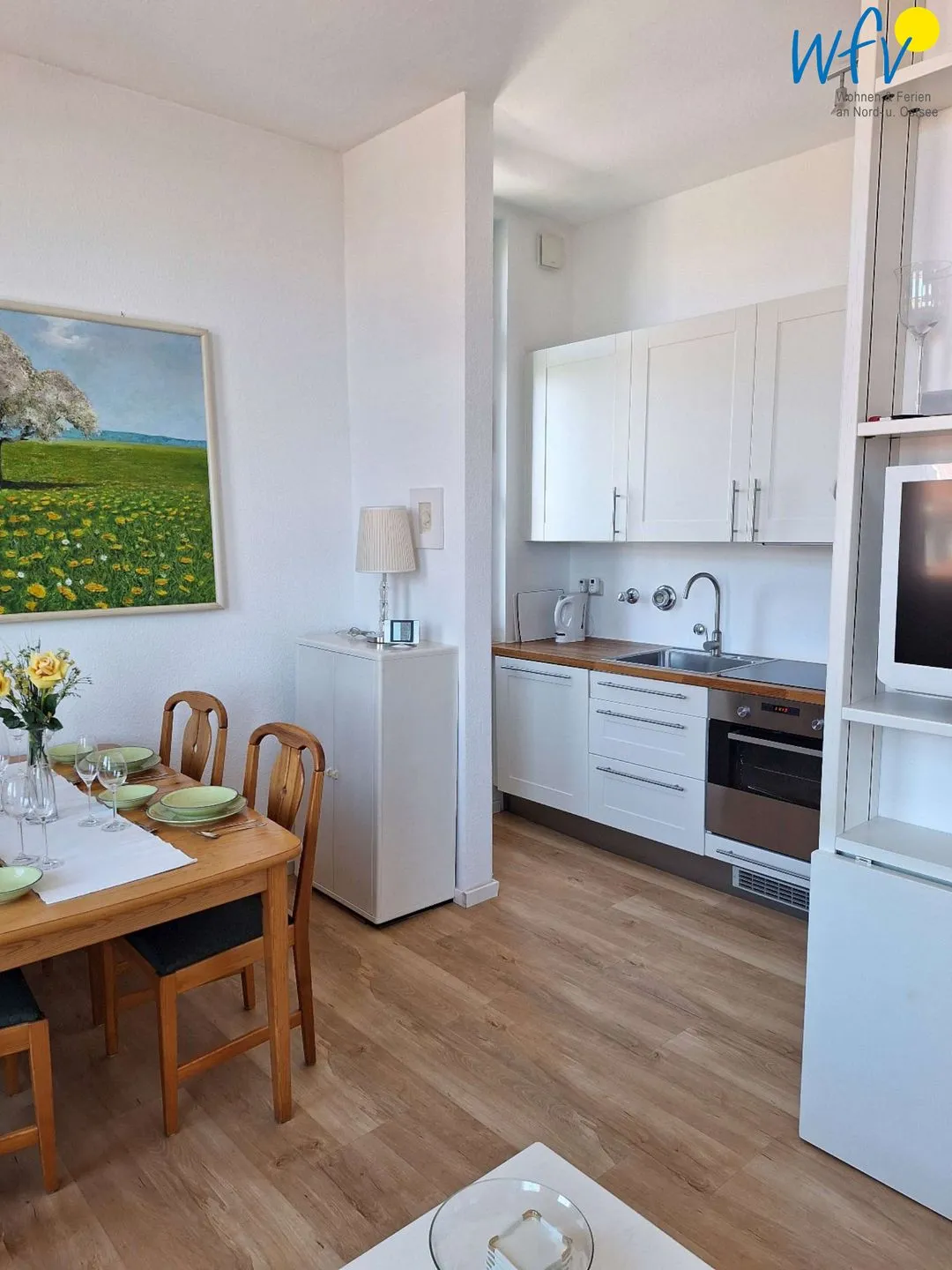 Haus Carl Stegmann Ferienwohnung FADAMA-HIN Juist - Küche / Küchenzeile