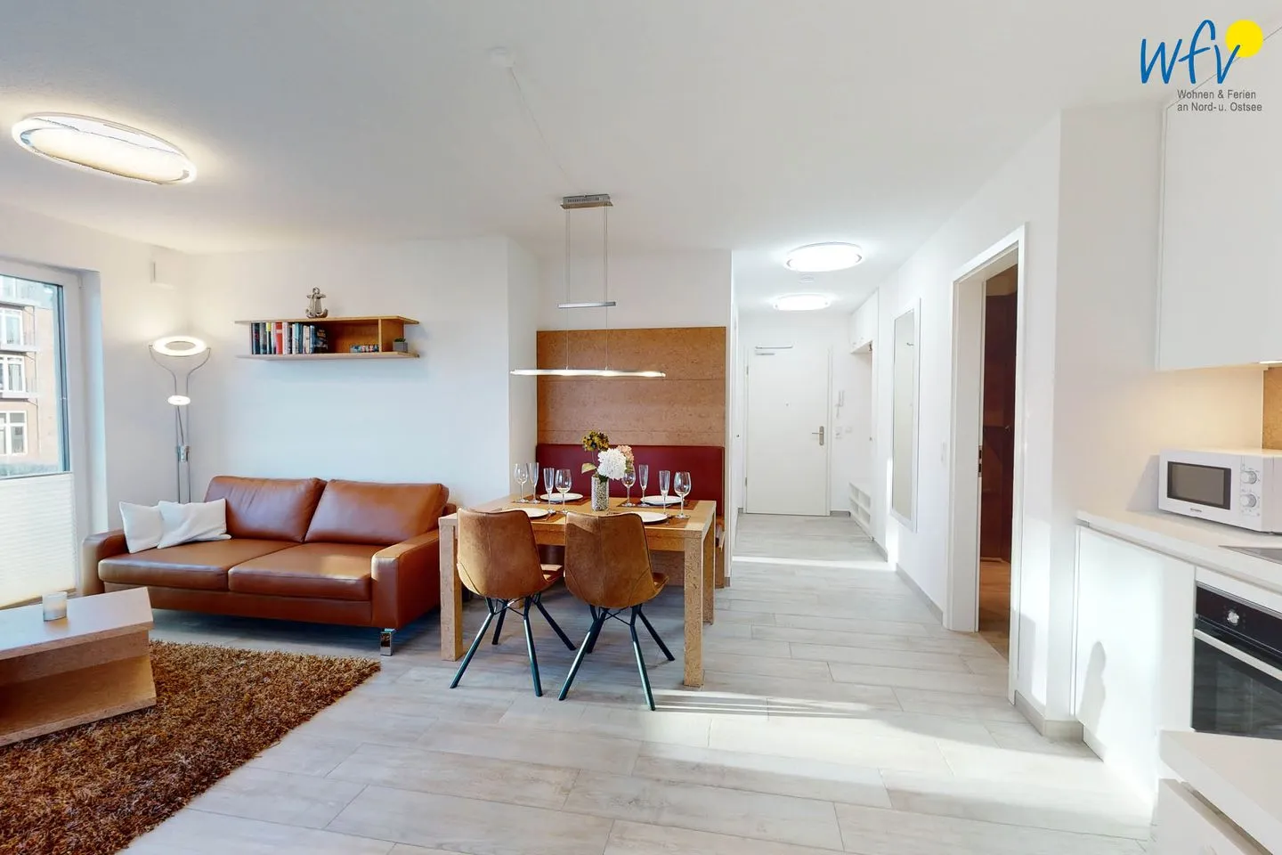 Haus Seeblick Ferienwohnung Nordseekieker Wangerooge - Wohnzimmer