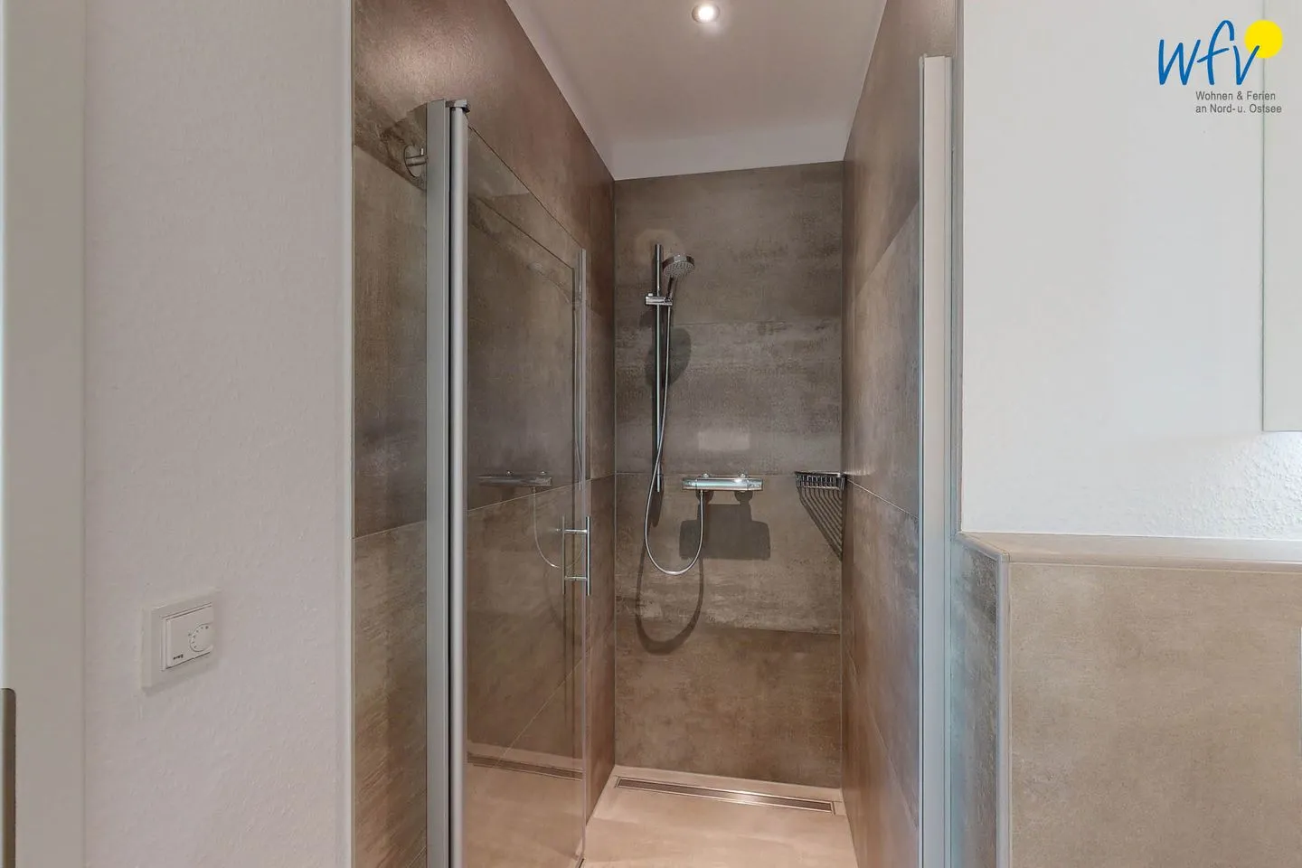 Haus Seeblick Ferienwohnung Nordseekieker Wangerooge - Badezimmer