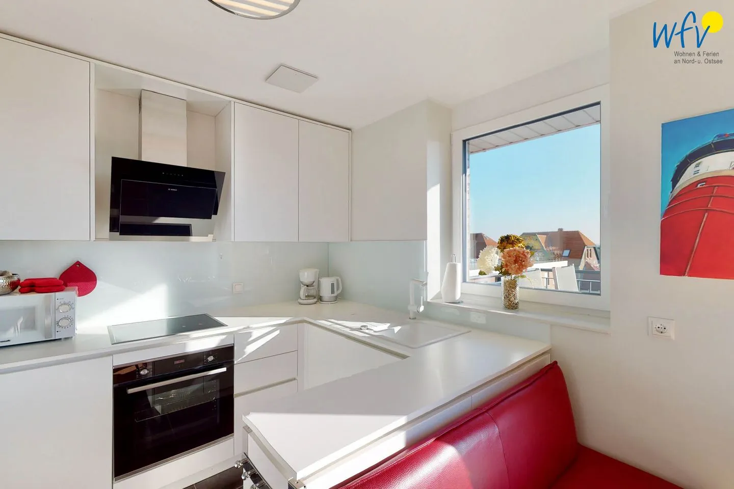 Villa Petersen Ferienwohnung Traumblick Wangerooge - Wohnzimmer