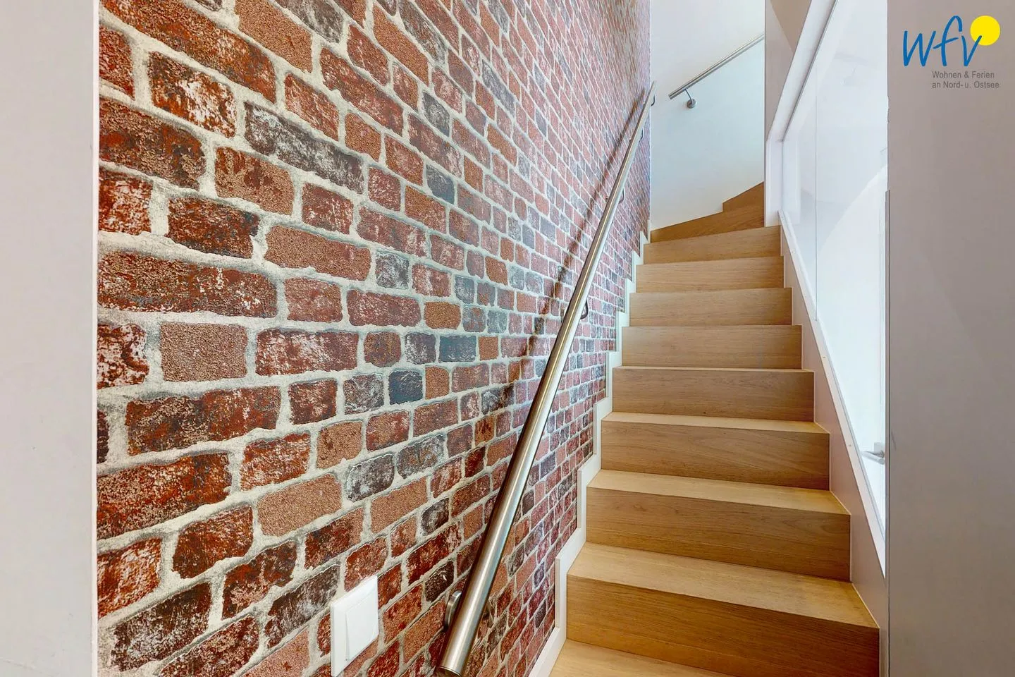 Villa Petersen Ferienwohnung Traumblick Wangerooge - Flur / Treppe
