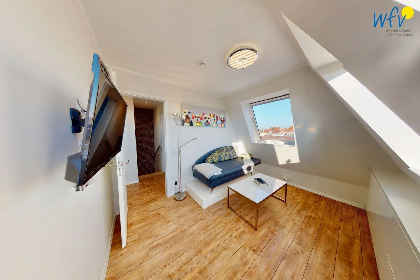 Villa Petersen Ferienwohnung Traumblick Wangerooge - Schlafzimmer