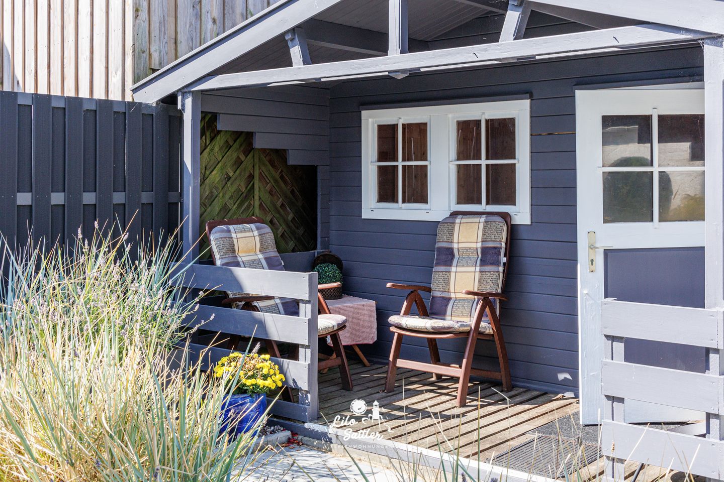 Ferienhaus Seehus21 Gartenhütte mit Sauna
