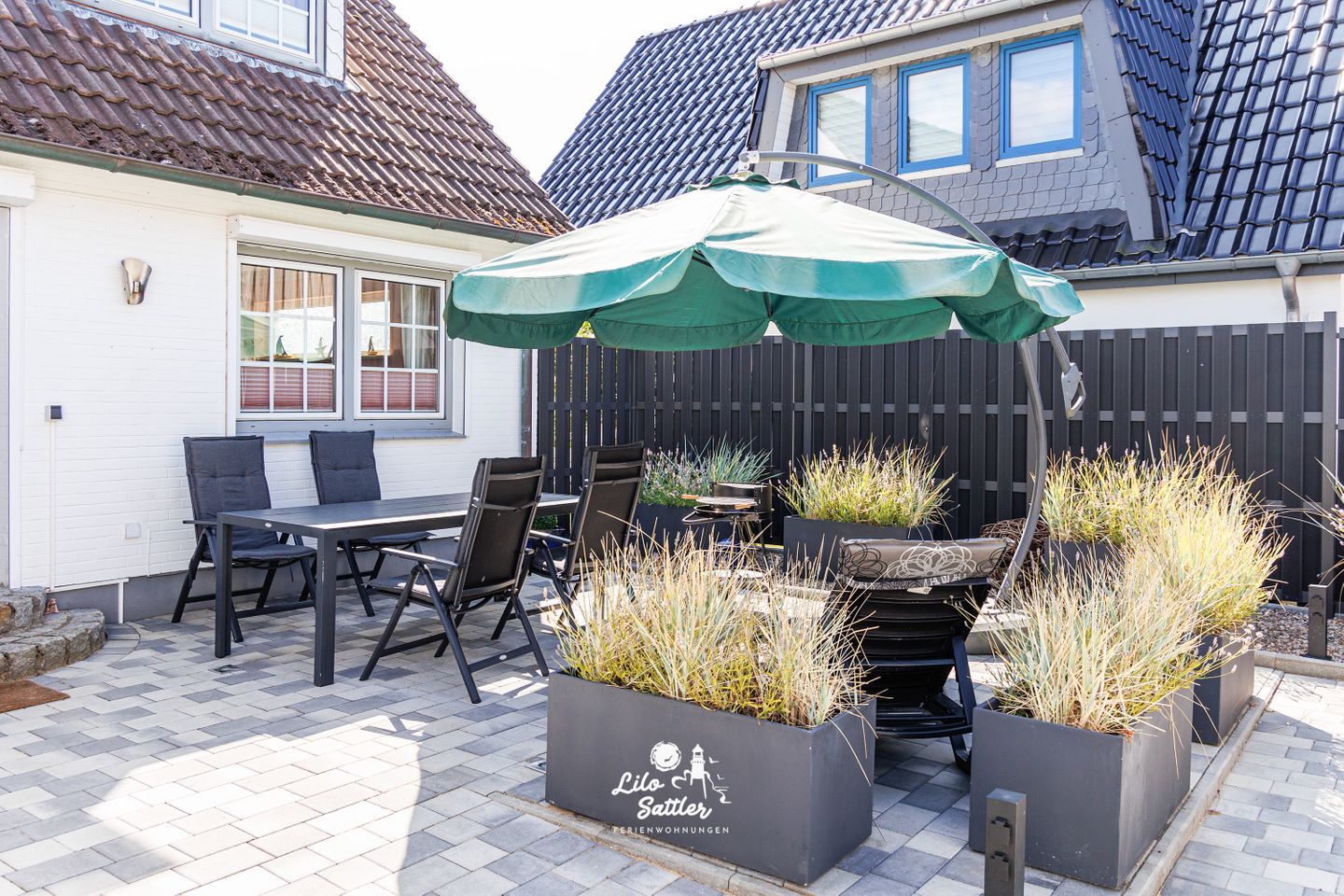 Ferienhaus Seehus21 Terrasse