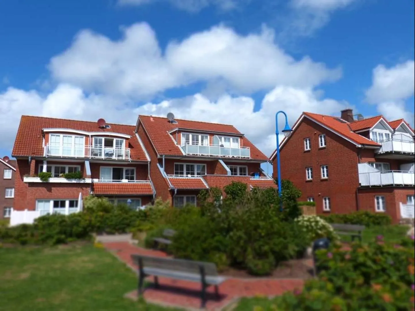 Ferienwohnung *Windstille* Wittdün auf Amrum - Hausansicht Südspitze 10 in Wittdün auf Amrum