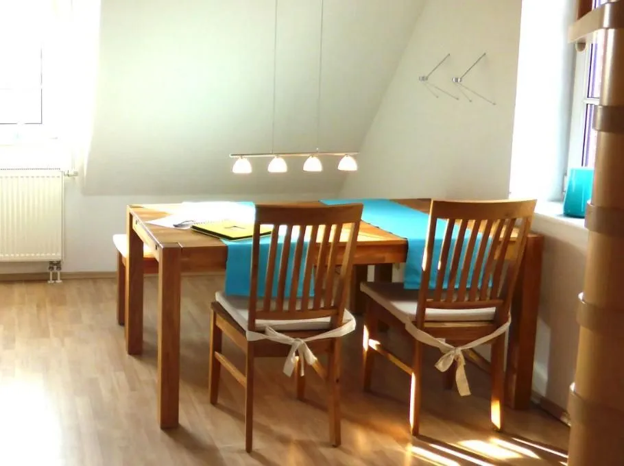 Haus Nordlicht Ferienwohnung *Auer Lun* Nebel auf Amrum - Essbereich iin der Ferienwohnung Auer Lun in Nebel auf Amrum
