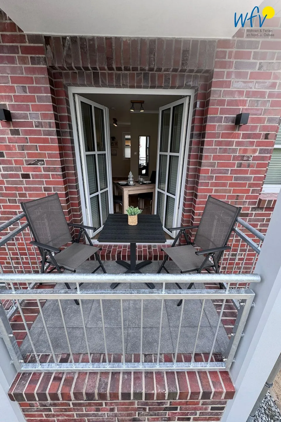 Haus Likedeeler Ferienwohnung 1 Wangerooge - Balkon