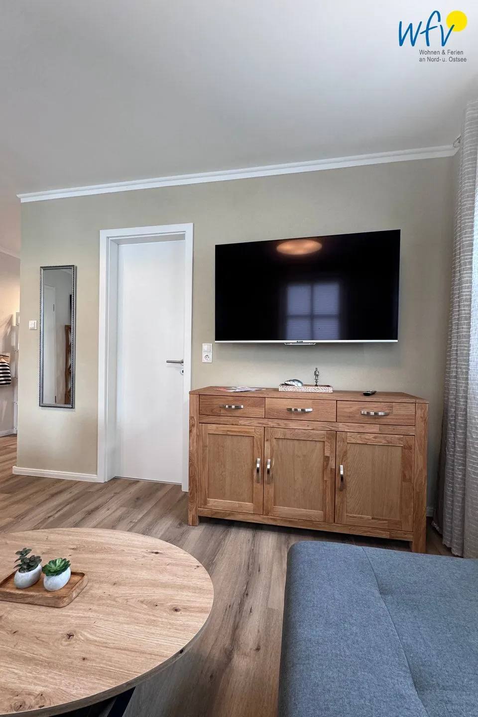 Haus Likedeeler Ferienwohnung 1 Wangerooge - Wohnzimmer