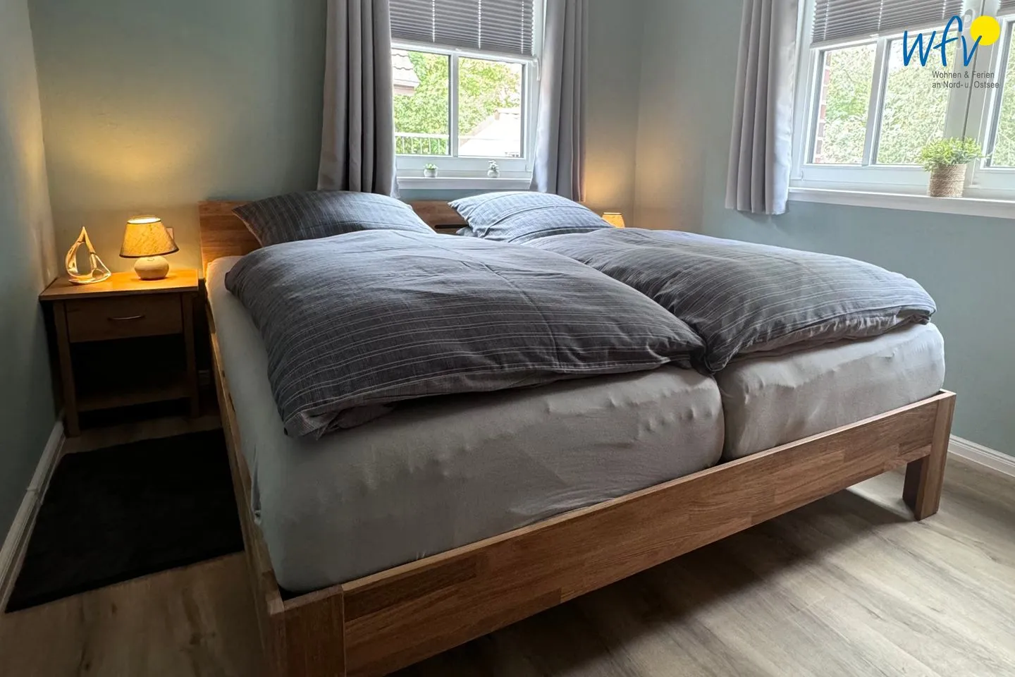Haus Likedeeler Ferienwohnung 1 Wangerooge - Schlafzimmer