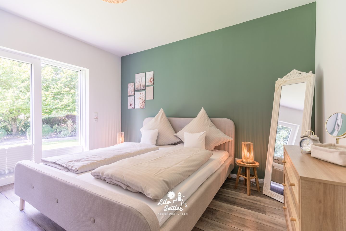 Ferienhus Süderdiek Schlafzimmer 1