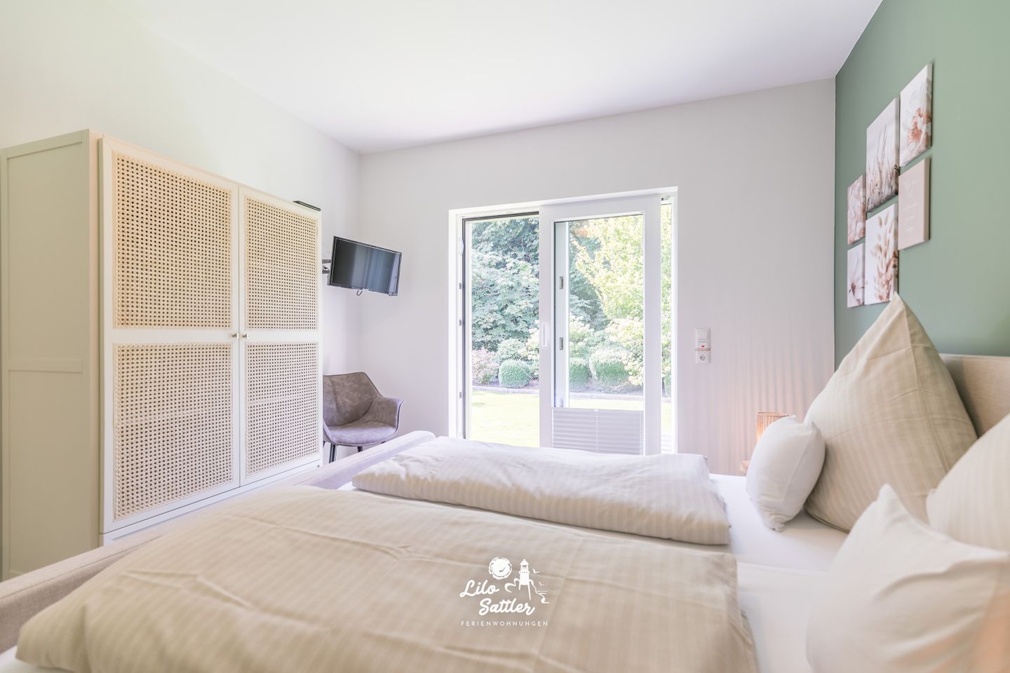 Ferienhus Süderdiek Schlafzimmer 1